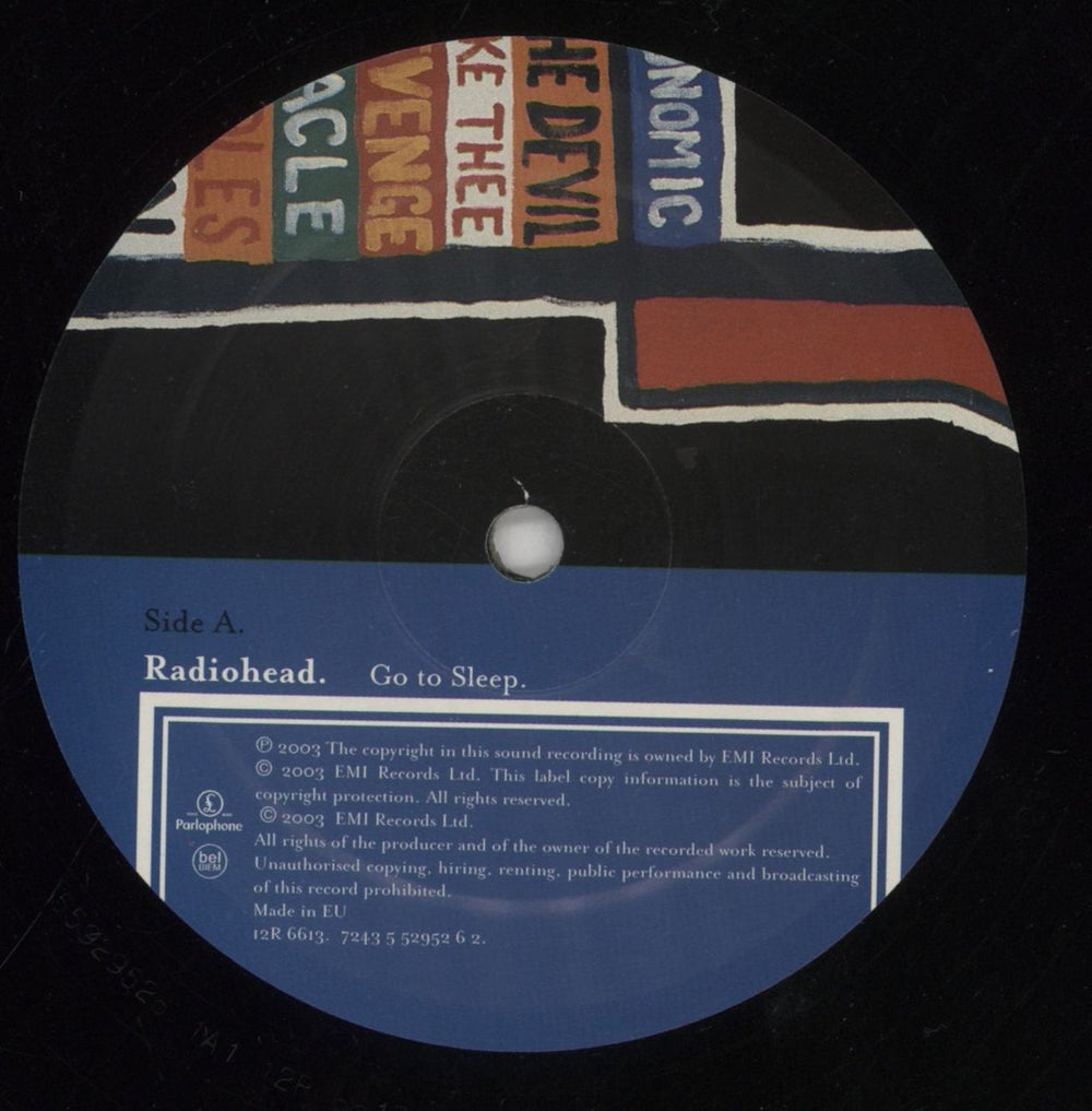 Radiohead Go To Sleep UK 12" vinyl single (12 inch record / Maxi-single) R-H12GO254857