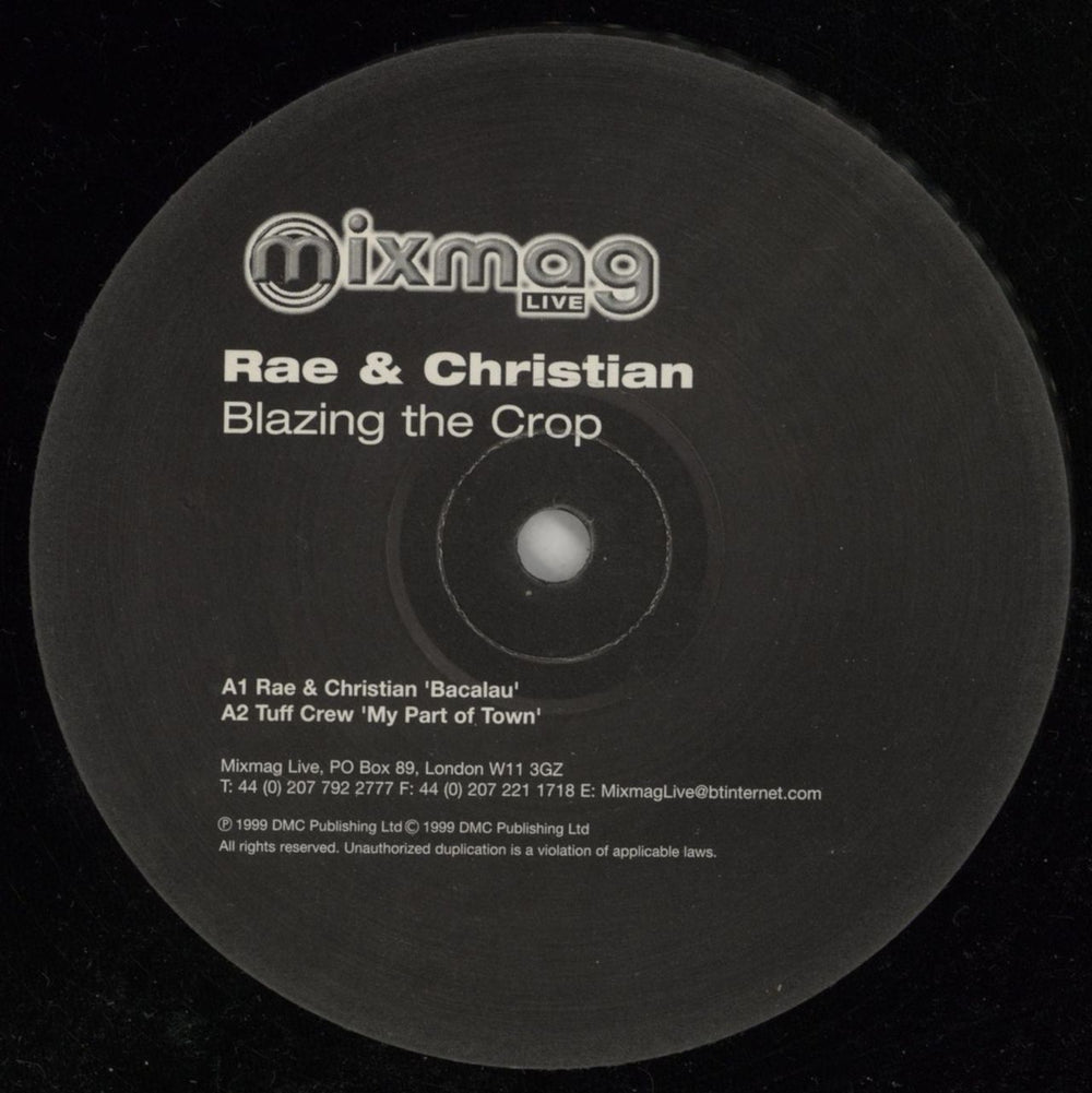 Rae & Christian Blazing The Crop UK 2-LP vinyl record set (Double LP Album) 9AE2LBL869603