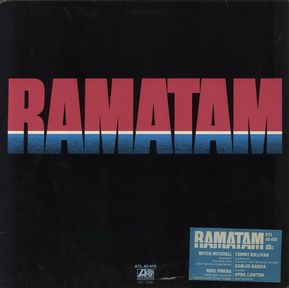 Ramatam Ramatam German vinyl LP album (LP record) ATL40415