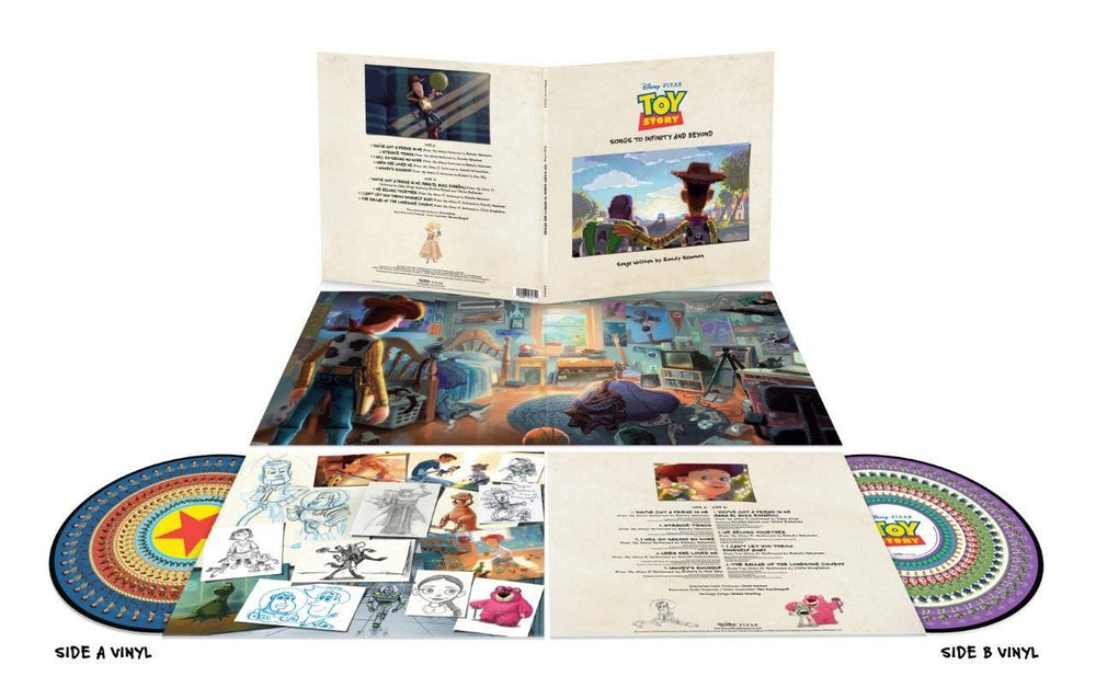 Randy Newman Toy Story: Songs To Infinity And Beyond - 30th Anniversary Zoetrope Edition - Sealed UK picture disc LP (vinyl picture disc album) RNMPDTO867290