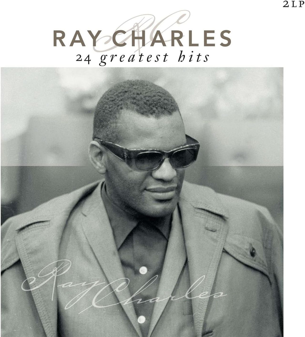 Ray Charles 24 Greatest Hits - Crystal Clear Vinyl - Sealed UK 2-LP vinyl record set (Double LP Album) VP80702