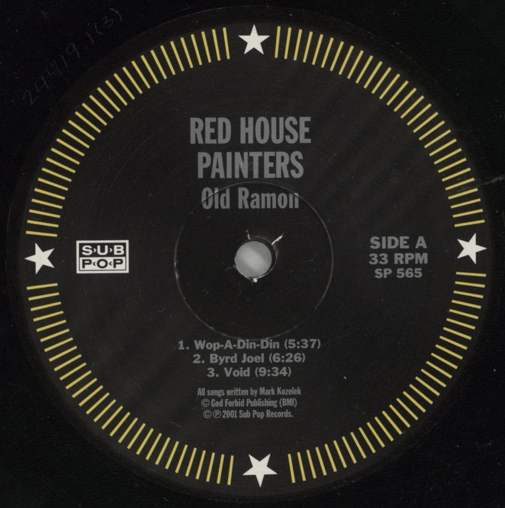 Red House Painters Old Ramon US 2-LP vinyl record set (Double LP Album) RHS2LOL867098