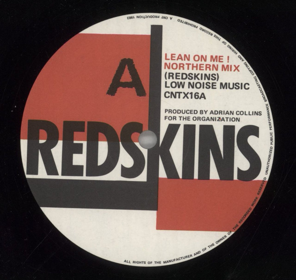 Redskins Lean On Me - Northern Mix UK 12" vinyl single (12 inch record / Maxi-single) RKN12LE316564
