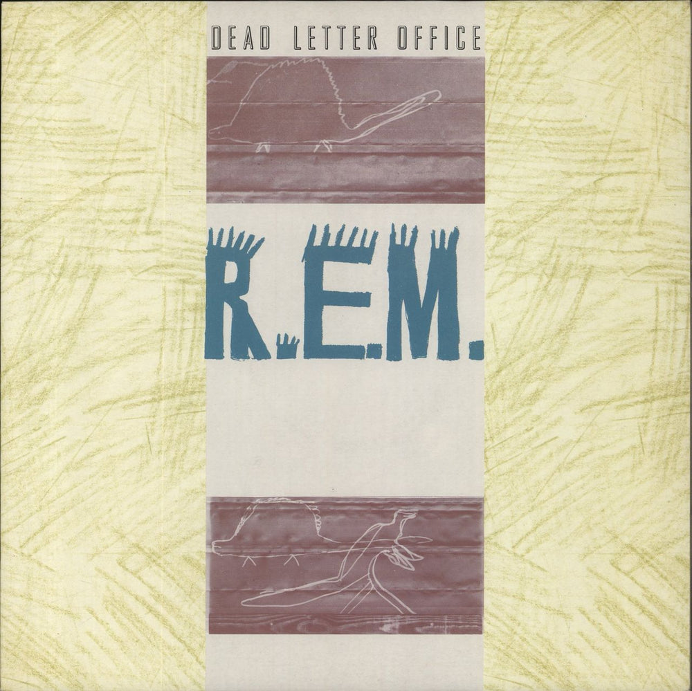 REM Dead Letter Office + Inner - EX UK vinyl LP album (LP record) SP70054