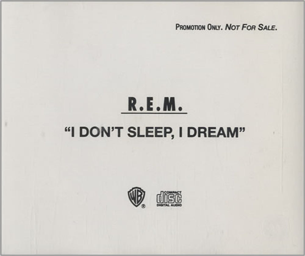 REM I Don't Sleep, I Dream US Promo CD single (CD5 / 5") PRO-CD-7532-R