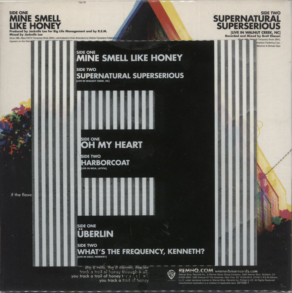 REM R.E.M. Three - Record Store Day US 7" vinyl single (7 inch record / 45) 093624958222