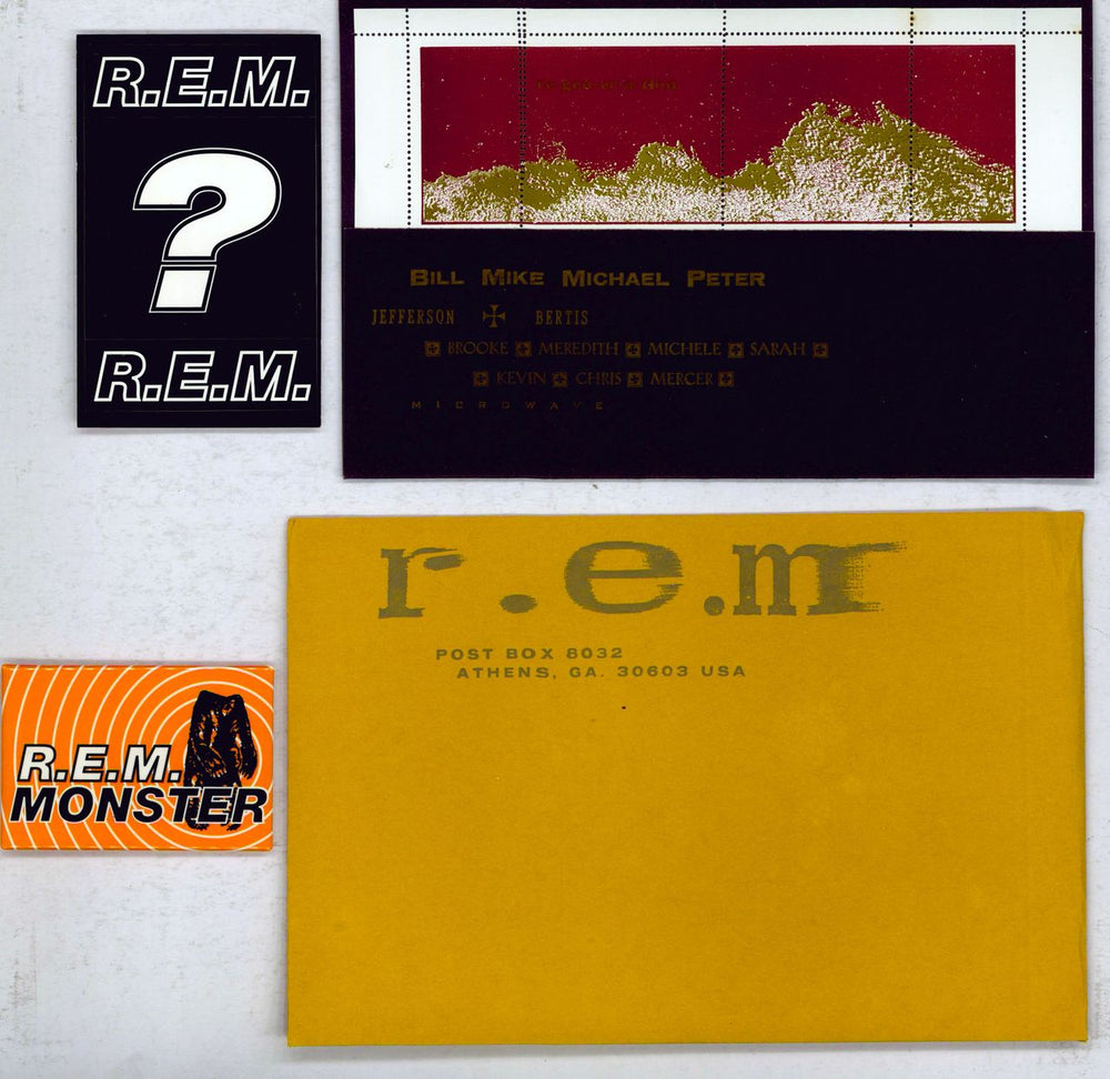 REM Sex Bomb - Complete + Mailer US Promo 7" vinyl single (7 inch record / 45)