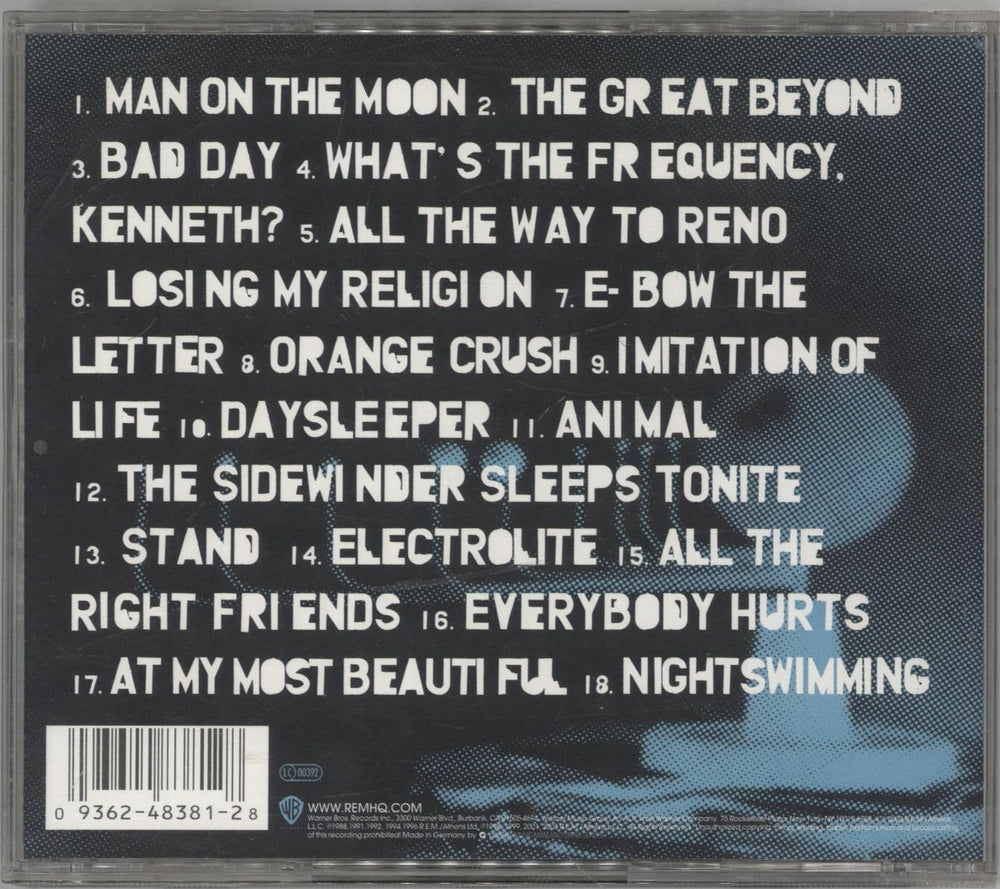 REM The Best Of R.E.M: In Time 1988-2003 German 2 CD album set (Double CD) REM2CTH856814