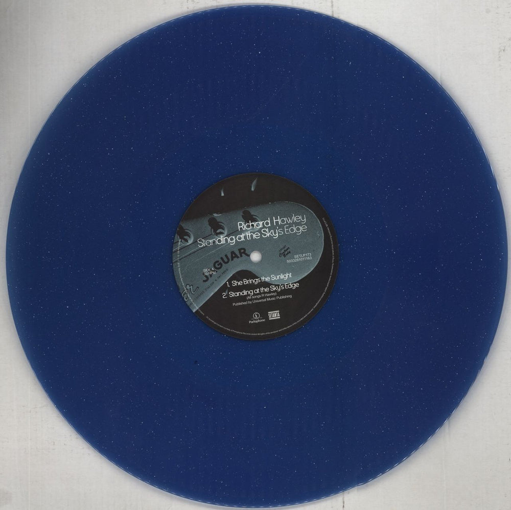 Richard Hawley Standing At The Sky's Edge - Transparent Blue with Silver Glitter Vinyl UK 2-LP vinyl record set (Double LP Album) WLE2LST852288