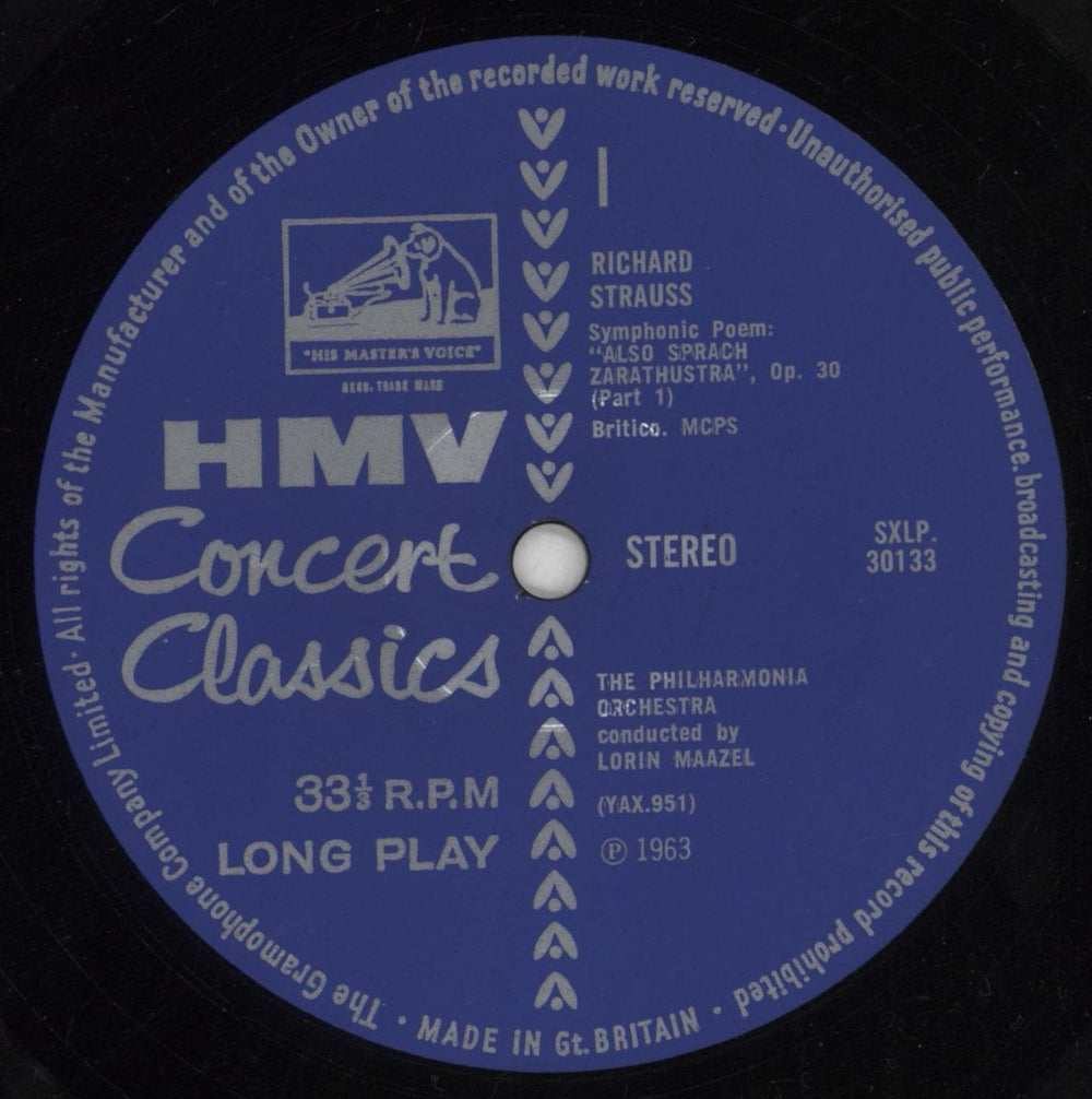 Richard Strauss Also Sprach Zarathustra / Till Eulenspiegel UK vinyl LP album (LP record) RG6LPAL854368