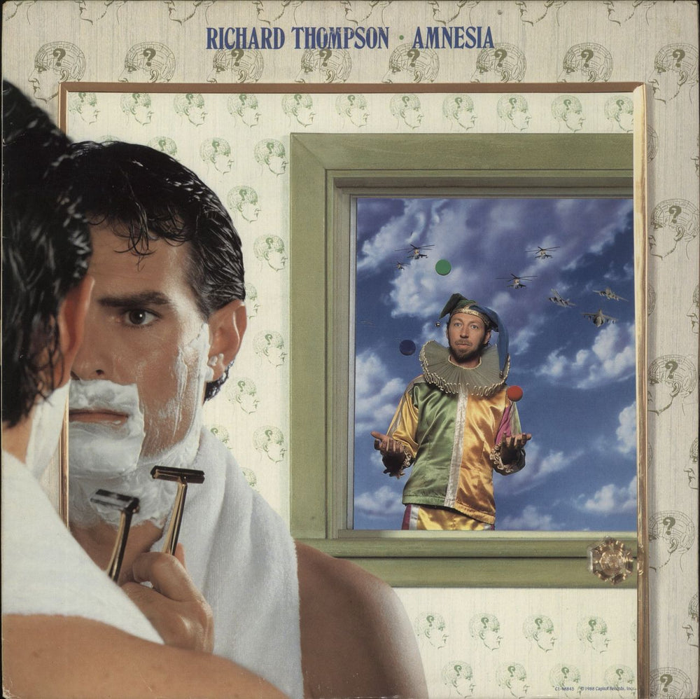 Richard Thompson Amnesia US vinyl LP album (LP record) C1-48845