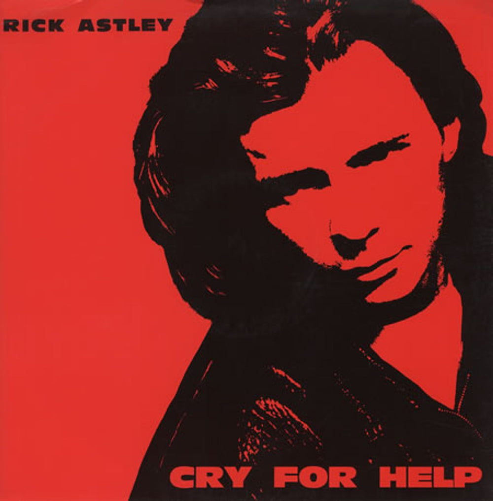 Rick Astley Cry For Help UK 12" vinyl single (12 inch record / Maxi-single) PT44248