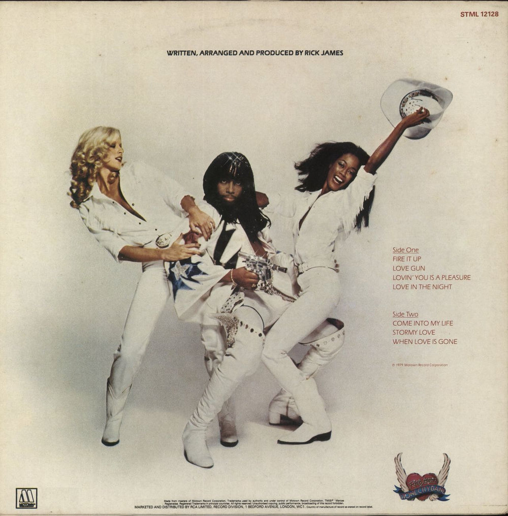 Rick James Fire It Up UK vinyl LP album (LP record)