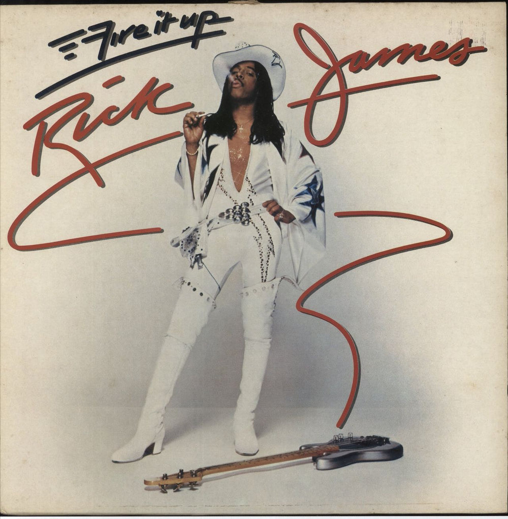 Rick James Fire It Up UK vinyl LP album (LP record) STML12128