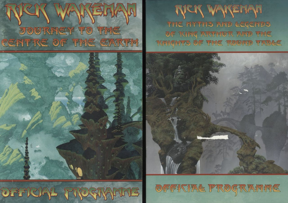 Rick Wakeman Journey & Myths - LP, CD & Programmes Bundle UK 2-LP vinyl record set (Double LP Album) LP, CD & PROGRAMME BUNDLE