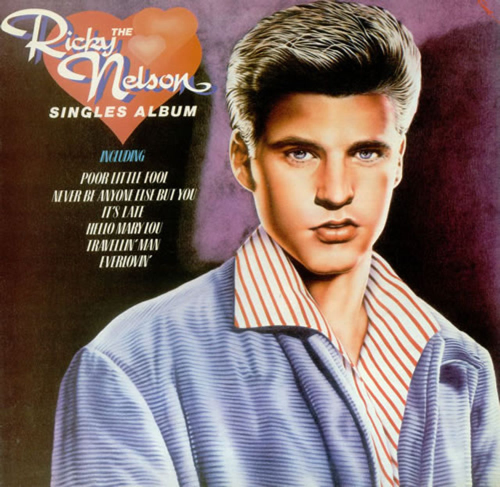 Ricky Nelson The Ricky Nelson Singles Album UK vinyl LP album (LP record) FA3045