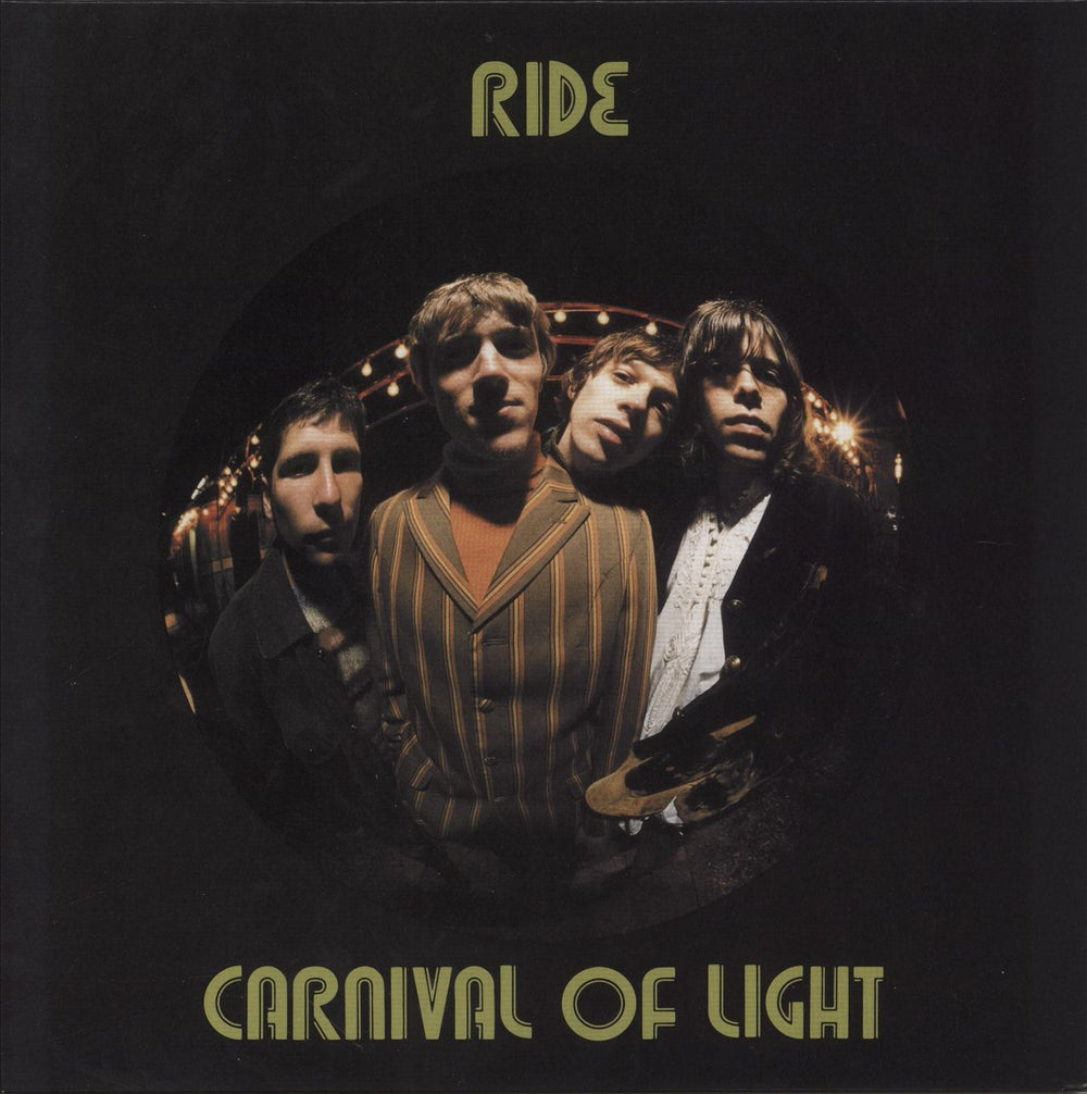 Ride Carnival Of Light - Green Vinyl UK 2-LP vinyl record set (Double LP Album) WEBB576LP