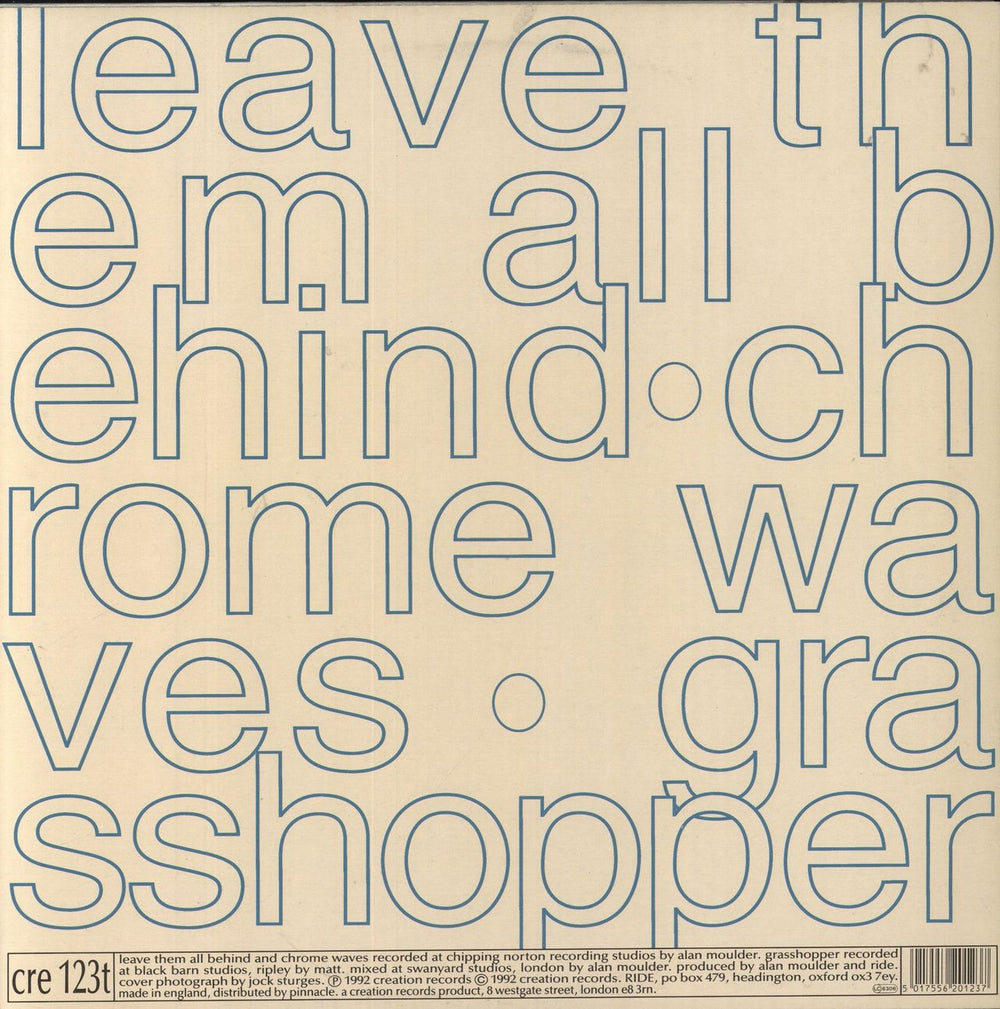 Ride Leave Them All Behind UK 12" vinyl single (12 inch record / Maxi-single) 5017556201237