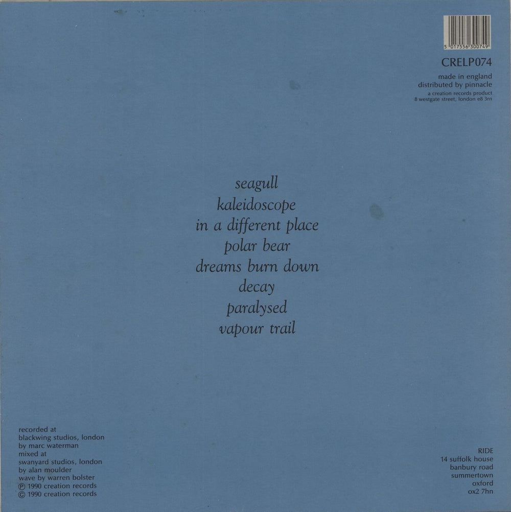 Ride Nowhere UK vinyl LP album (LP record) 5017556300749