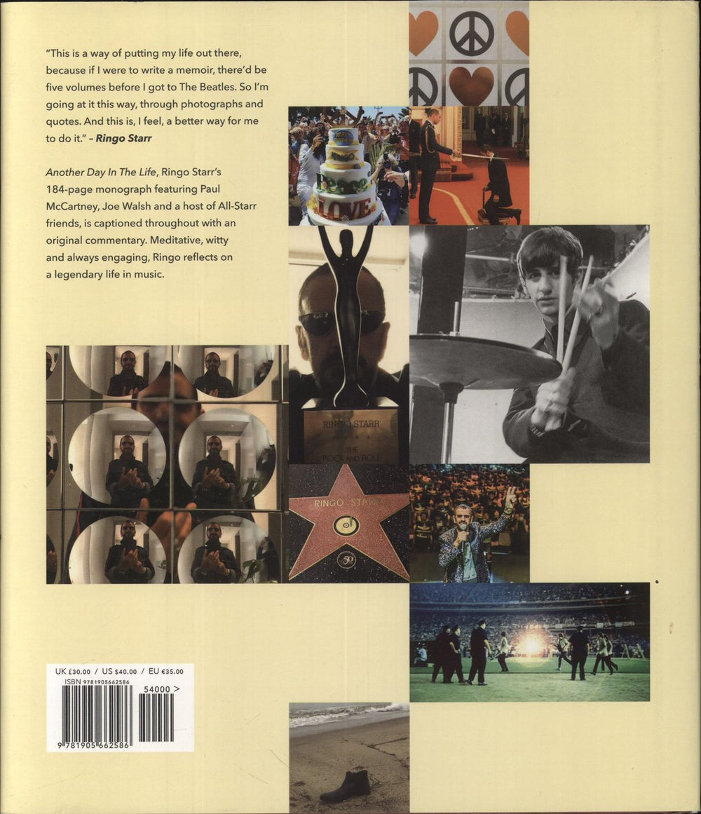 Ringo Starr Another Day In The Life - Hardback UK book 9781905662586