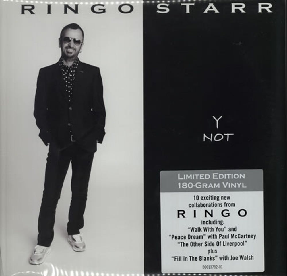 Ringo Starr Y Not  - 180gm US vinyl LP album (LP record) B0013792-01