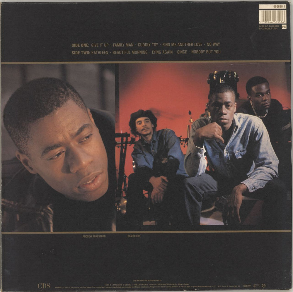 Roachford Roachford UK vinyl LP album (LP record) 5099746063016