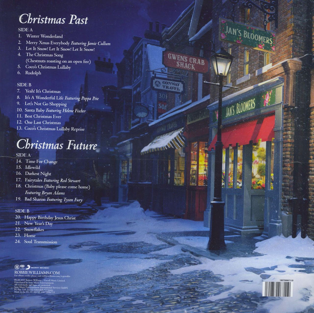 Robbie Williams The Christmas Present - Sealed UK 2-LP vinyl record set (Double LP Album)