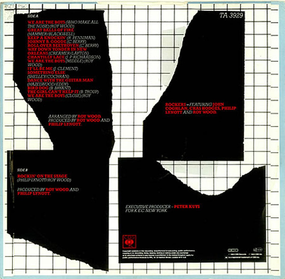 Rockers We Are The Boys! UK 12" vinyl single (12 inch record / Maxi-single) RKR12WE39227