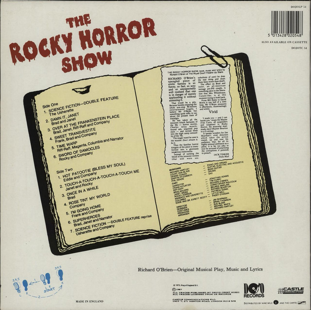 Rocky Horror The Rocky Horror Show UK vinyl LP album (LP record) 5013428020548