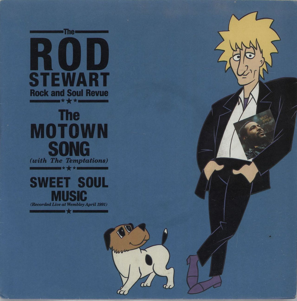 Rod Stewart The Motown Song UK 7" vinyl single (7 inch record / 45) WOO30