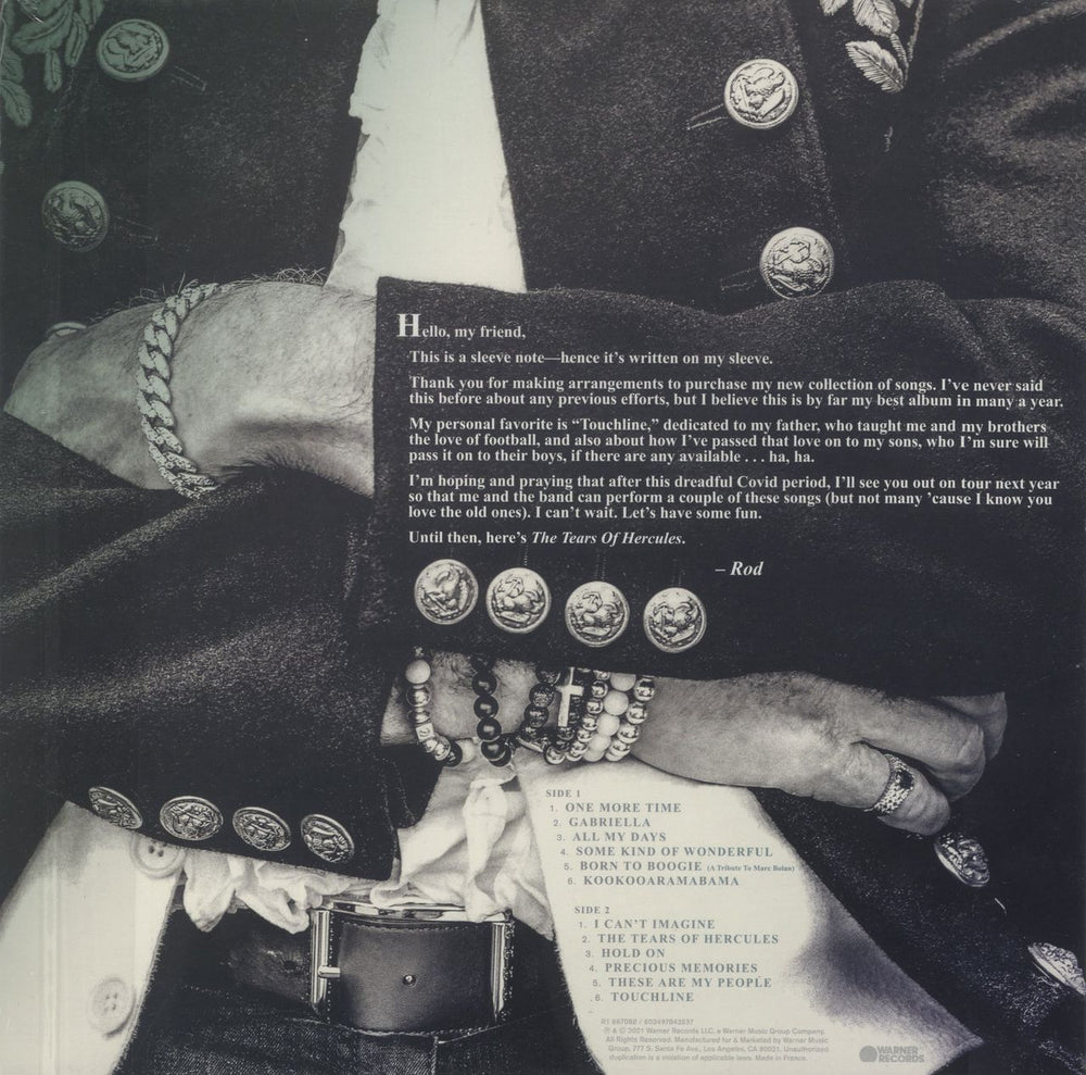 Rod Stewart The Tears Of Hercules - Green Vinyl UK vinyl LP album (LP record) 603497841950