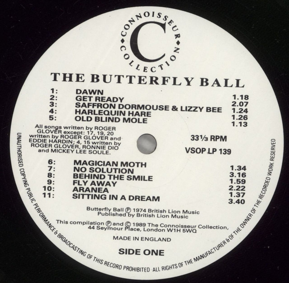 Roger Glover The Butterfly Ball/Wizard's Convention UK 2-LP vinyl record set (Double LP Album) RGV2LTH681182