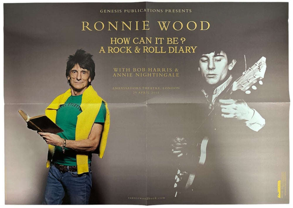 Ronnie Wood How Can It Be? - Autographed UK book 2015