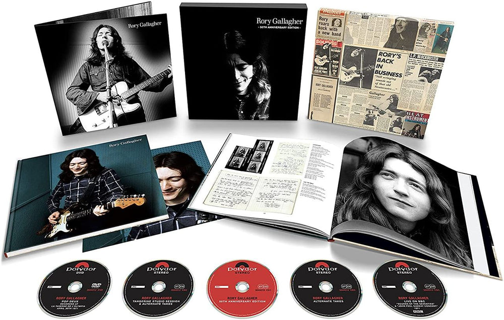 Rory Gallagher Rory Gallagher - 50th Anniversary 4CD+DVD Deluxe Edition - Sealed UK CD Album Box Set 3544312