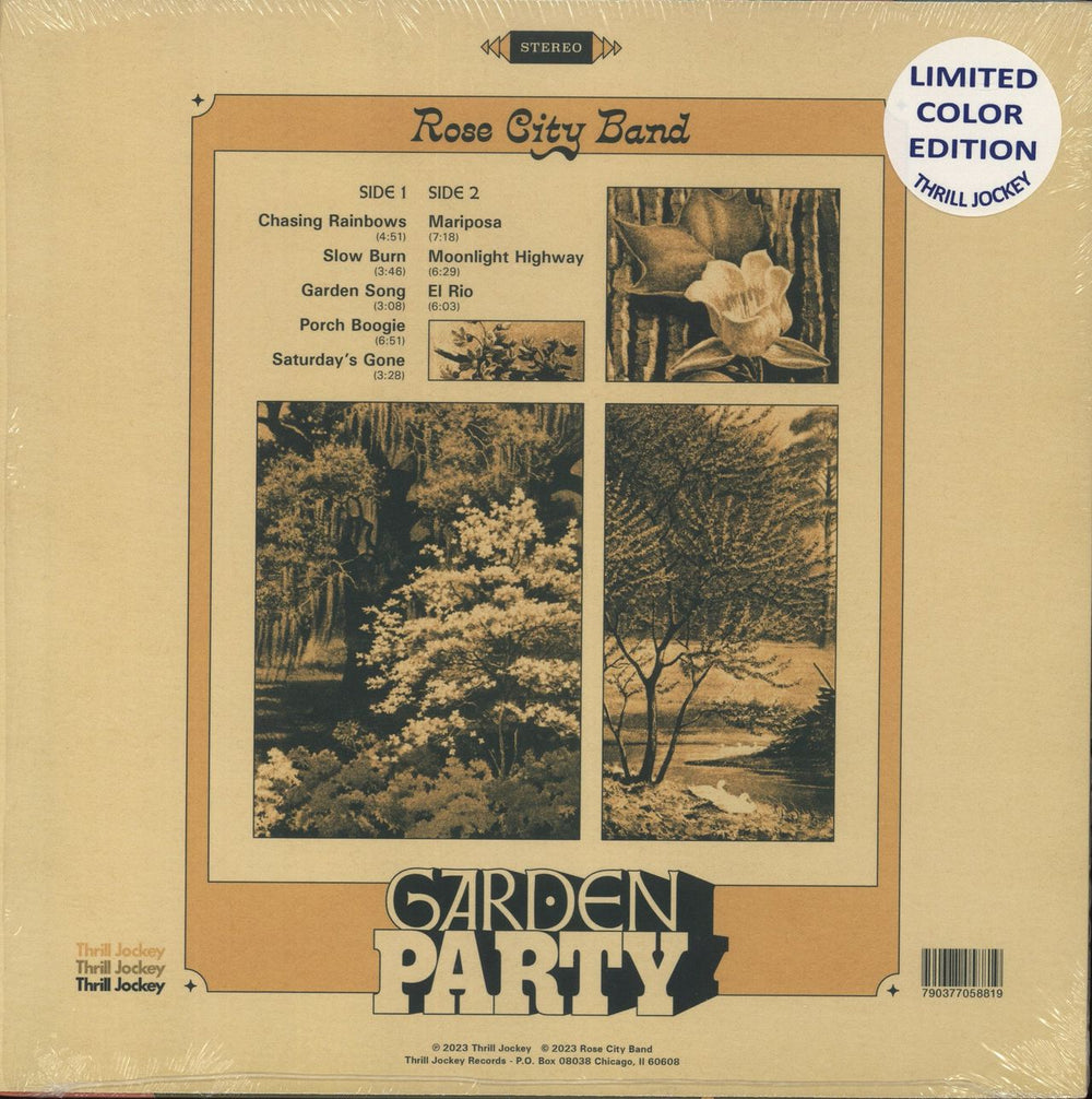 Rose City Band Garden Party - Glow In The Dark Vinyl US vinyl LP album (LP record) 790377058819