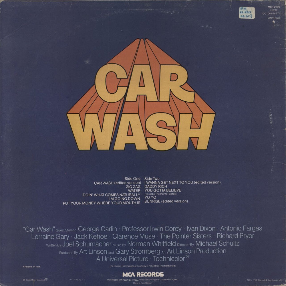 Rose Royce Best Of Car Wash UK vinyl LP album (LP record)