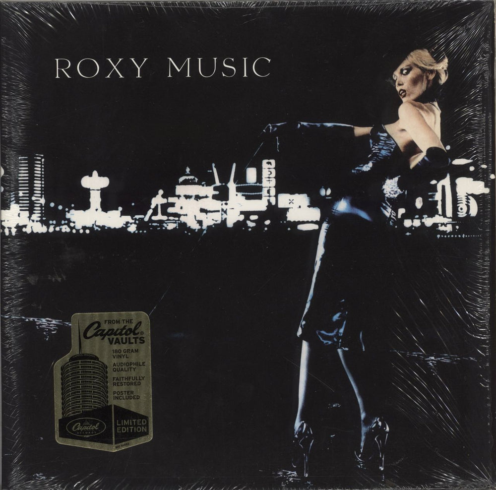 Roxy Music For Your Pleasure - 180gram Vinyl + Poster - Shrink US vinyl LP album (LP record) 509992-43032-17