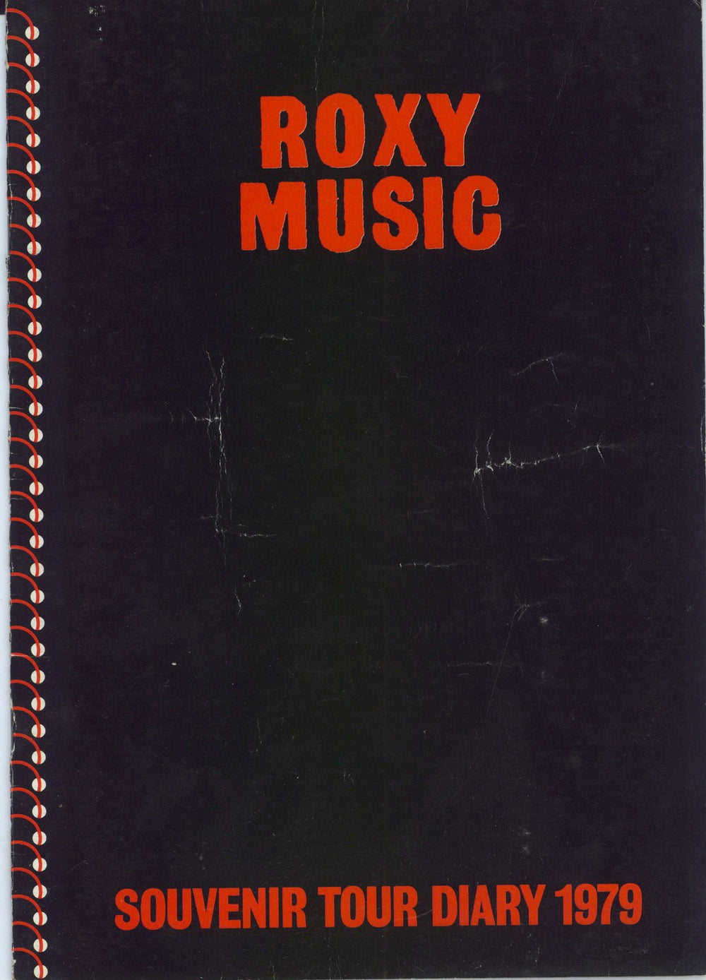 Roxy Music Souvenir Tour Diary 1979 + Stub - EX UK tour programme TOUR PROGRAMME