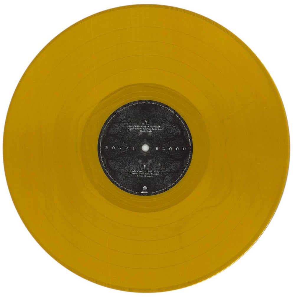 Royal Blood Royal Blood - 10th Anniversary Edition - Gold Vinyl UK 2-LP vinyl record set (Double LP Album) R-82LRO850190