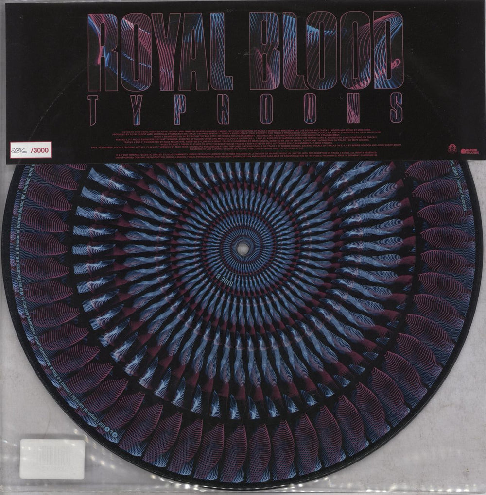 Royal Blood Typhoons UK picture disc LP (vinyl picture disc album) 0190295002138