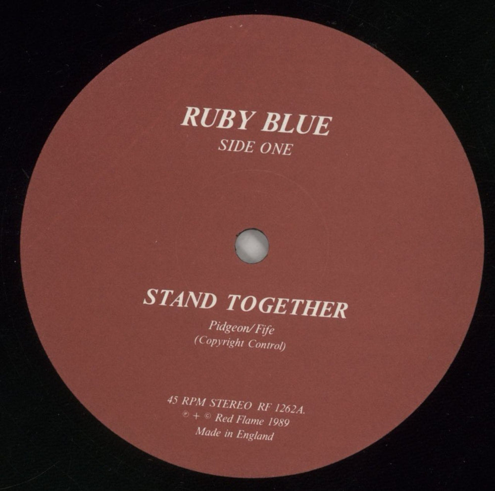 Ruby Blue Stand Together UK vinyl LP album (LP record) RBYLPST860352
