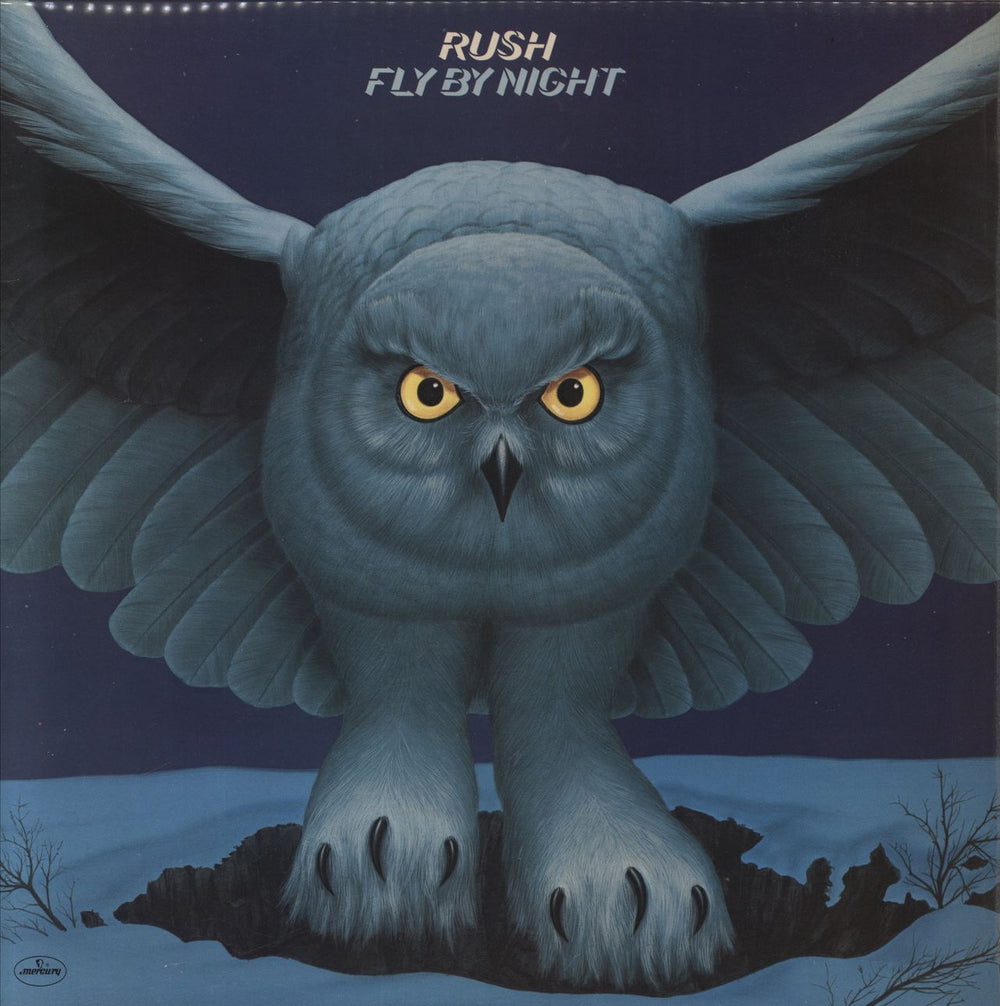 Rush Fly By Night + Insert UK vinyl LP album (LP record) 9100013