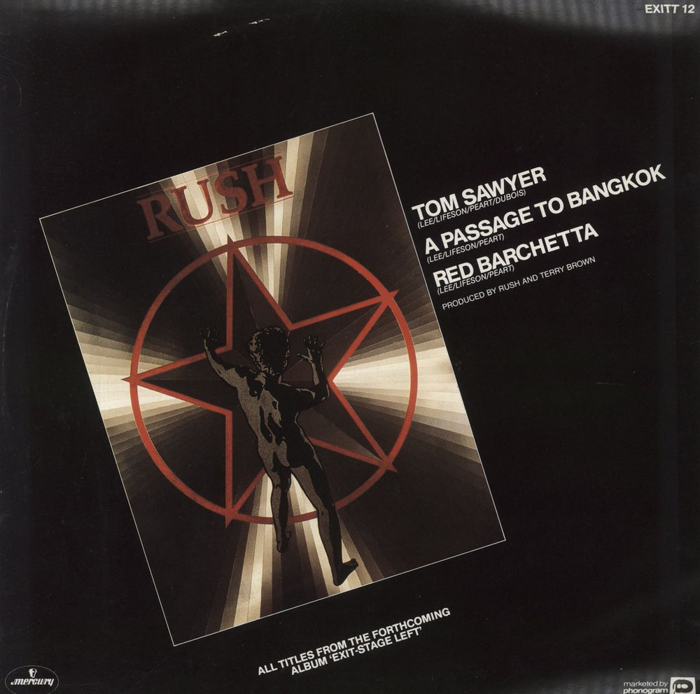 Rush Live! E.P UK 12" vinyl single (12 inch record / Maxi-single)