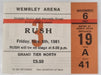 Rush Moving Pictures 1981 + Stub UK tour programme RUSTRMO589275