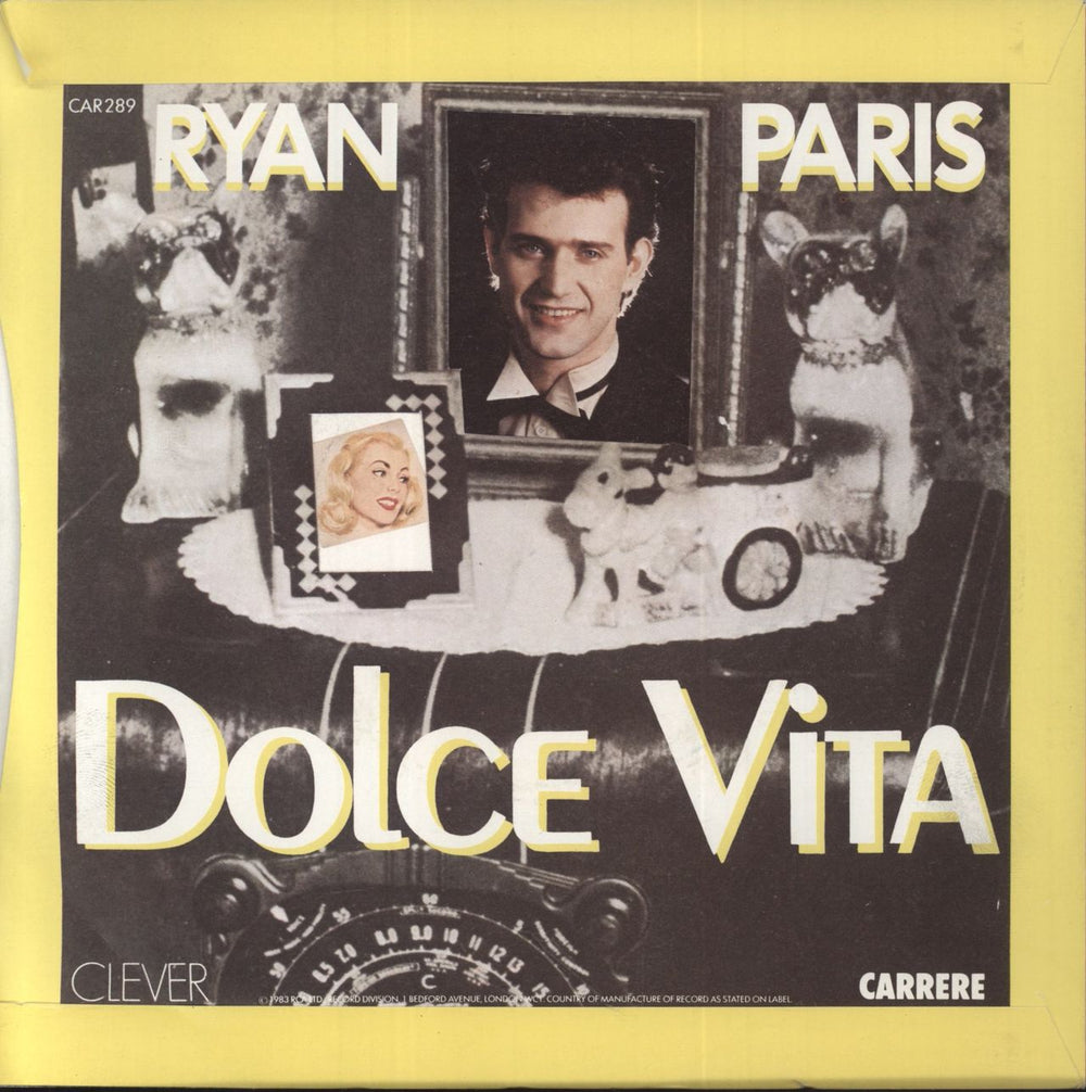 Ryan Paris Dolce Vita UK 7" vinyl single (7 inch record / 45)