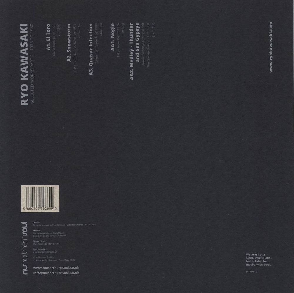 Ryo Kawasaki Selected Works 1979 To 1983 + Part 2 - 1976 To 1980 UK 2-LP vinyl record set (Double LP Album) Record Store Day Deleted