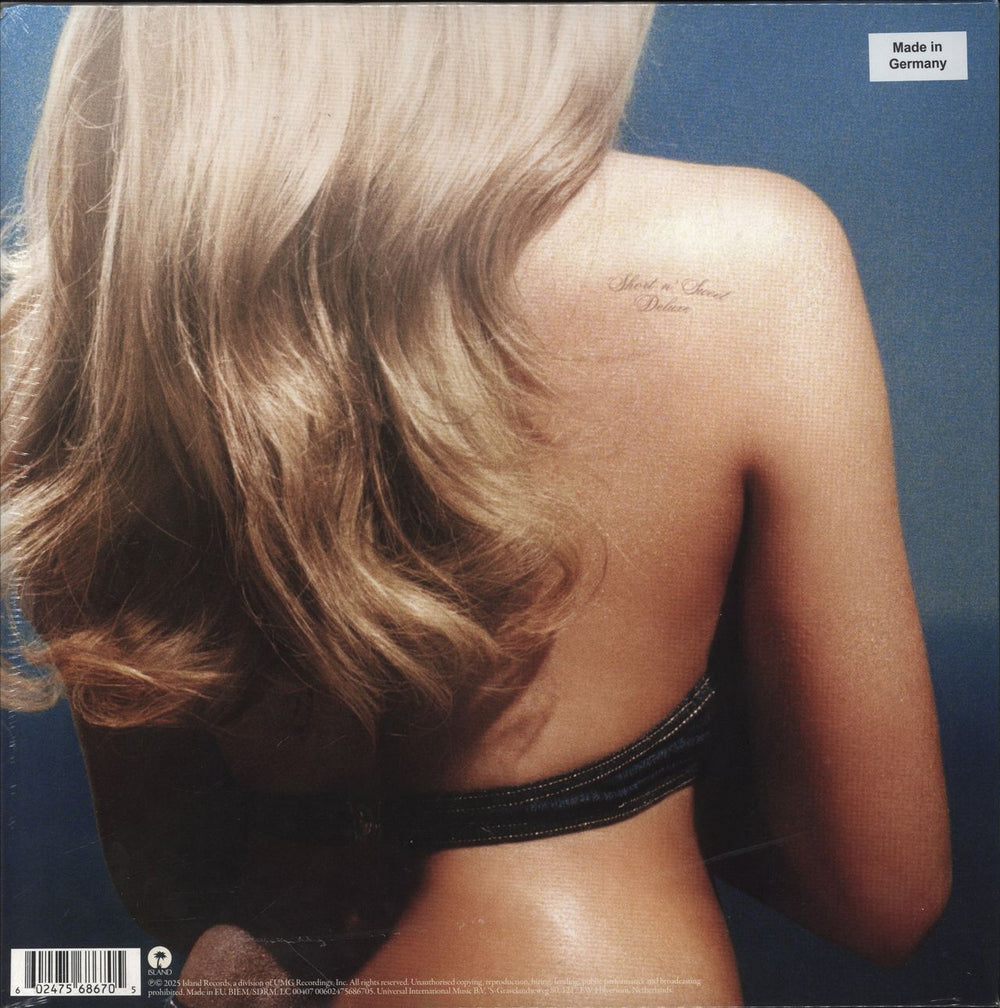 Sabrina Carpenter Short n' Sweet - Deluxe Edition + Bonus Songs - Opaque Pearl Vinyl - Sealed UK 2-LP vinyl record set (Double LP Album) 602475686705