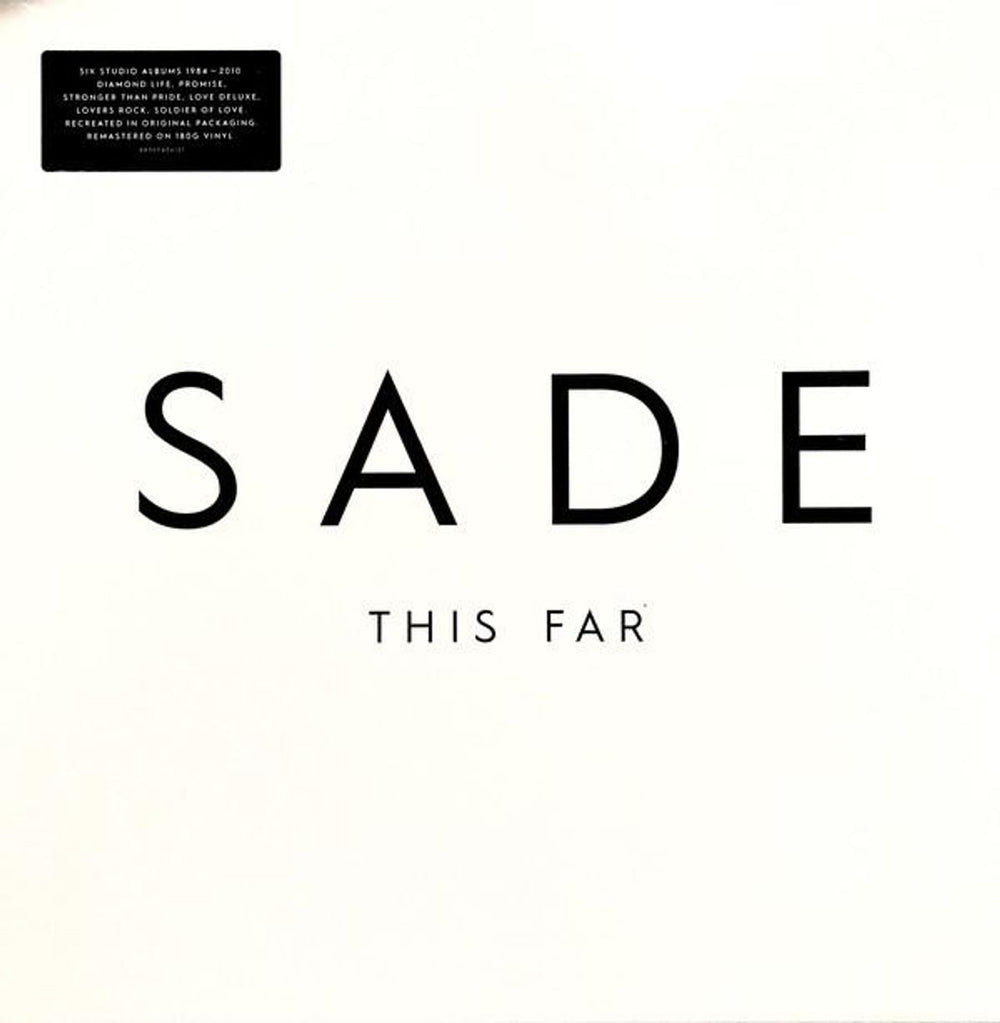 Sade This Far - Half Speed Remastered 6-LP Box Set - Sealed UK Vinyl Box Set SADVXTH781076