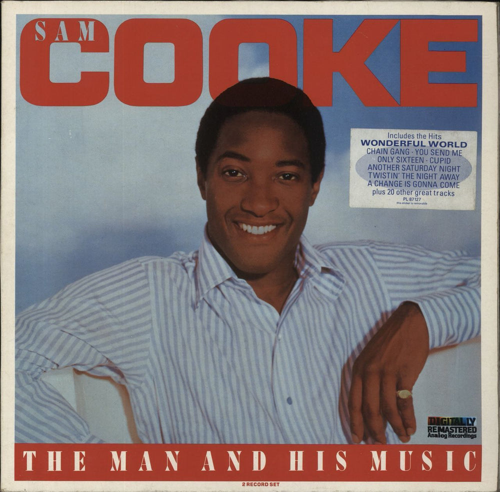 Sam Cooke The Man And His Music - Hype Sticker - EX German 2-LP vinyl record set (Double LP Album) PL87127(2)