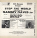 Sammy Davis Jr Hit Songs From 'Stop The World - I Want To Get Off' UK 7" vinyl single (7 inch record / 45)